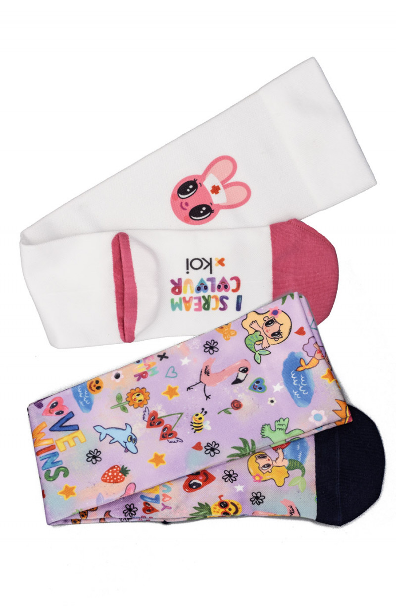 Sublimation Socks 2-pk-Koi Artist Series