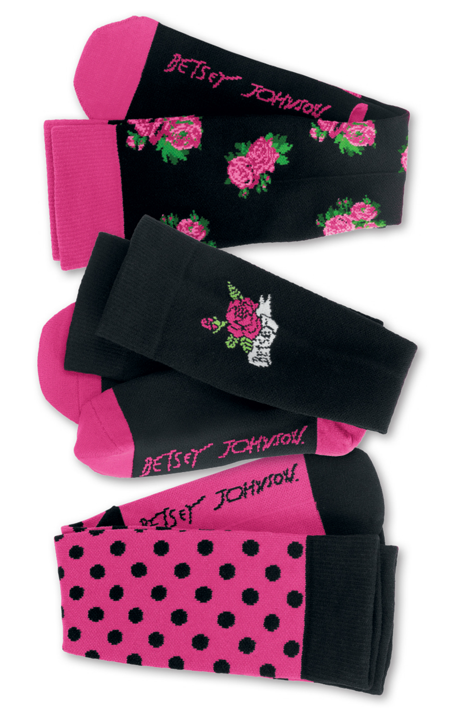 Compression Socks 3&#45;pac-koi Betsey Johnson