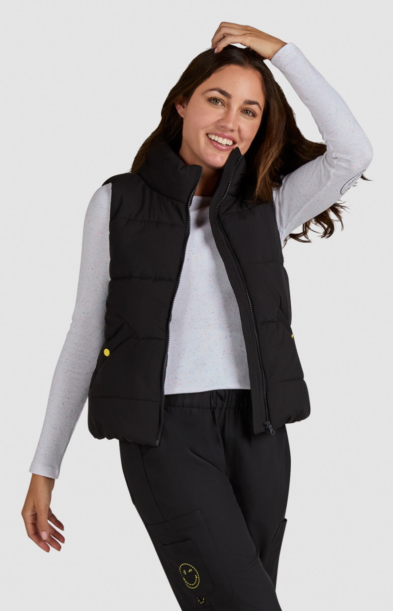 Delighted Vest-Koi Smiley World